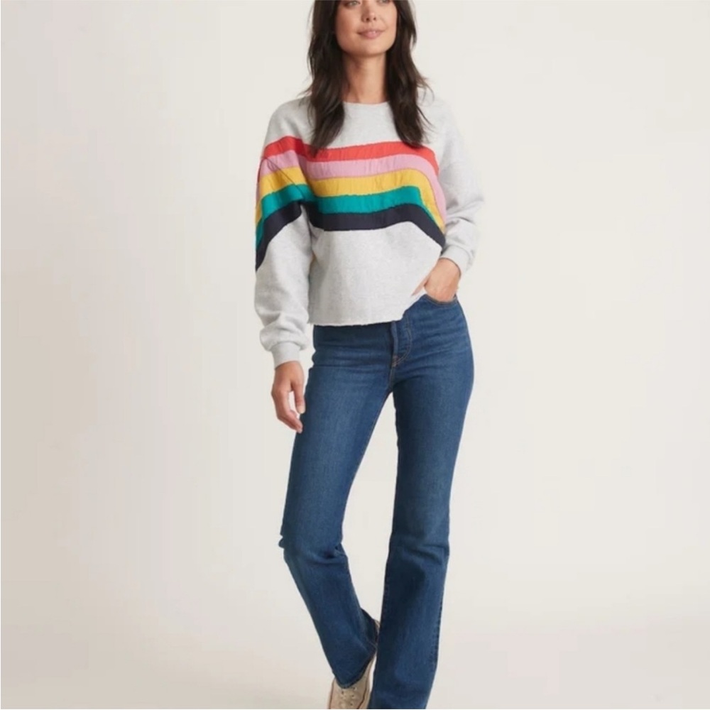 Marine Layer Archive Rainbow Sweatshirt - Picture 2 of 12
